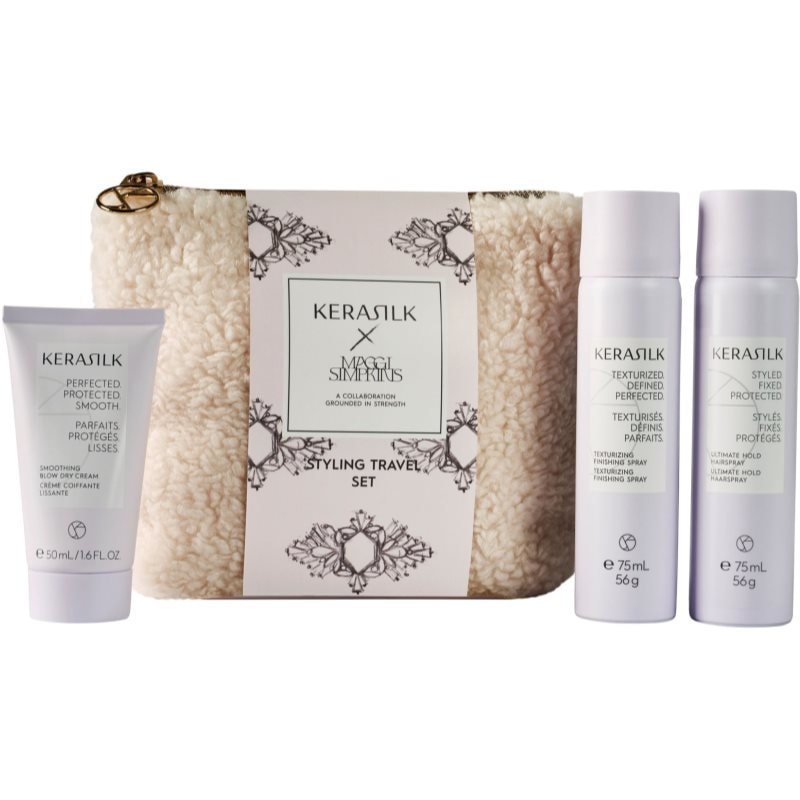 KERASILK Styling Travel Set комплект за пътуване за постигане на съвършен вид на косата за жени - Комплект - Сравни цени от 1 магазин с безплатна доставка