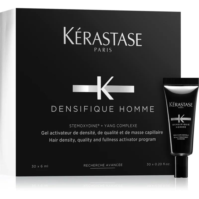 Kérastase Densifique Cure Densifique Homme грижа за увеличаване гъстотата на косата за мъже - Грижа за коса - Сравни цени от 1 магазин с безплатна доставка