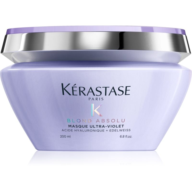Kérastase Kérastase Blond Absolu Masque Ultra-Violet дълка грижа за изрусена коса, коса с кичури със студени руси нюанси - Унисекс парфюм 200мл - Сравни цени от 1 магазин с безплатна доставка