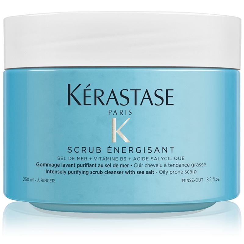 Kérastase Fusio Scrub Énergisant почистващ пилинг за мазна кожа на скалпа