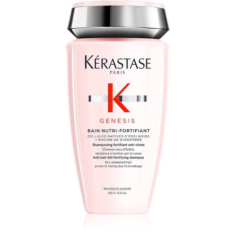 Kérastase Kérastase Genesis Bain Nutri-Fortifiant хидратиращ и ревитализиращ шампоан против косопад - Унисекс парфюм 250мл - Сравни цени от 1 магазин с безплатна доставка