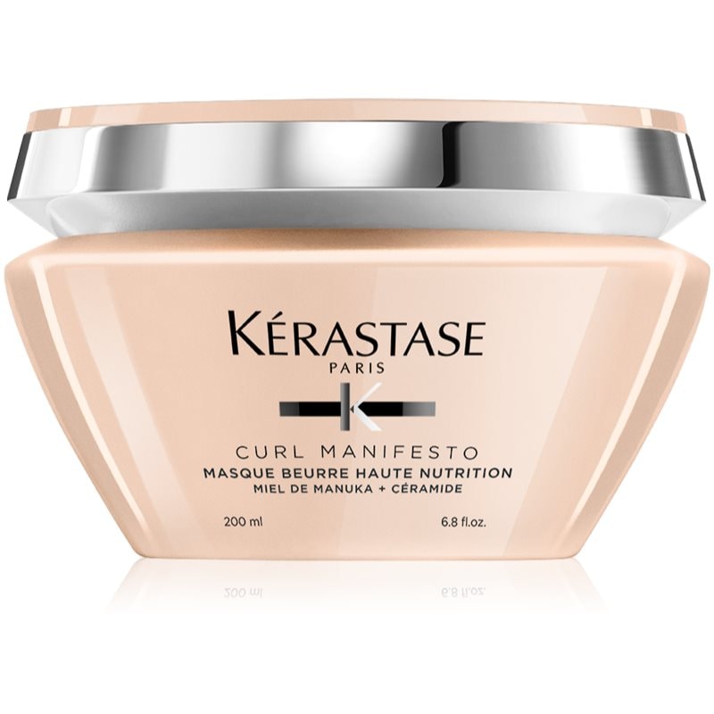 Kérastase Kérastase Curl Manifesto Masque Beurre Haute Nutrition подхранваща маска за чуплива и къдрава коса - Унисекс парфюм 200мл - Сравни цени от 1 магазин с безплатна доставка