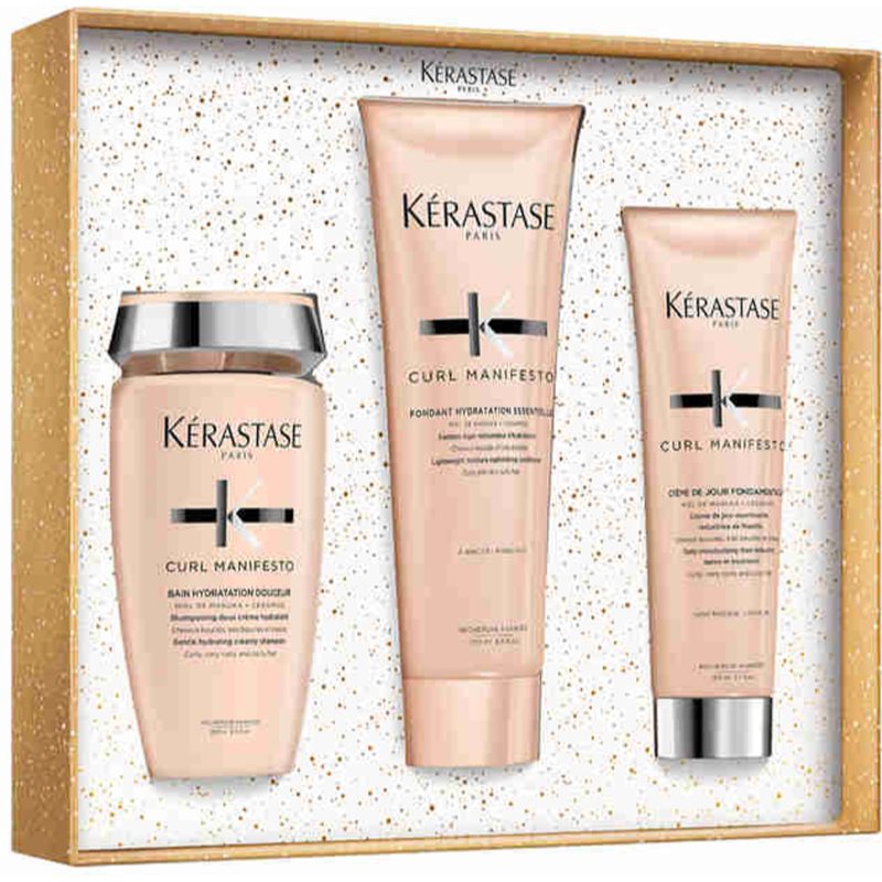 Kérastase Curl Manifesto подаръчен комплект за чуплива и къдрава коса - Комплект - Сравни цени от 1 магазин с безплатна доставка