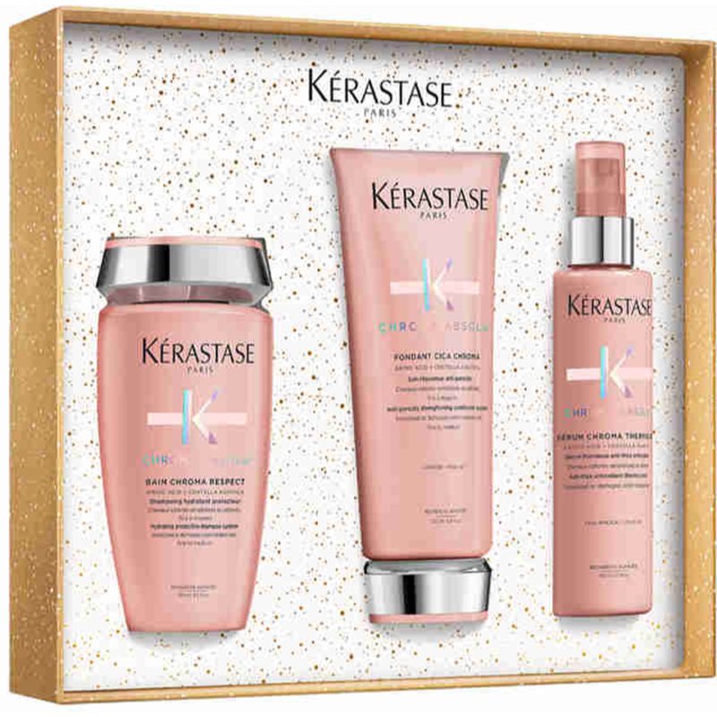 Kérastase Chroma Absolu подаръчен комплект за боядисана коса - Комплект - Сравни цени от 1 магазин с безплатна доставка