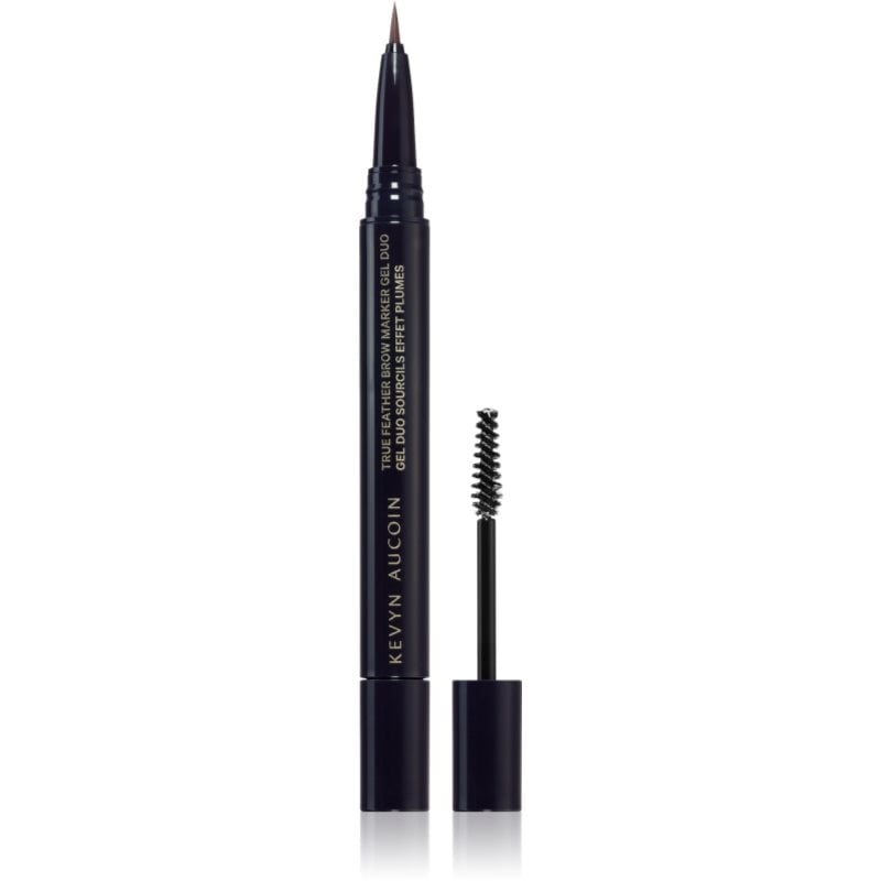 Kevyn Aucoin True Feather Brow Marker Gel Duo маркер за вежди с четка