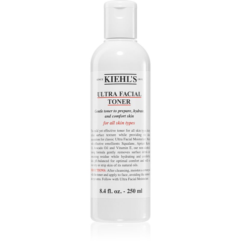 Kiehl's Kiehl's Ultra Facial Toner нежен тоник за лице за всички типове кожа на лицето - Унисекс парфюм 250мл - Сравни цени от 1 магазин с безплатна доставка