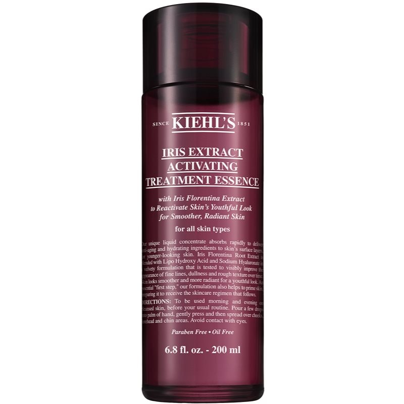 Kiehl's Iris Extract Activating Treatment Essence хидратираща есенциална вода за всички видове кожа, включително и чувствителна - Грижа за лице - Сравни цени от 1 магазин с безплатна доставка