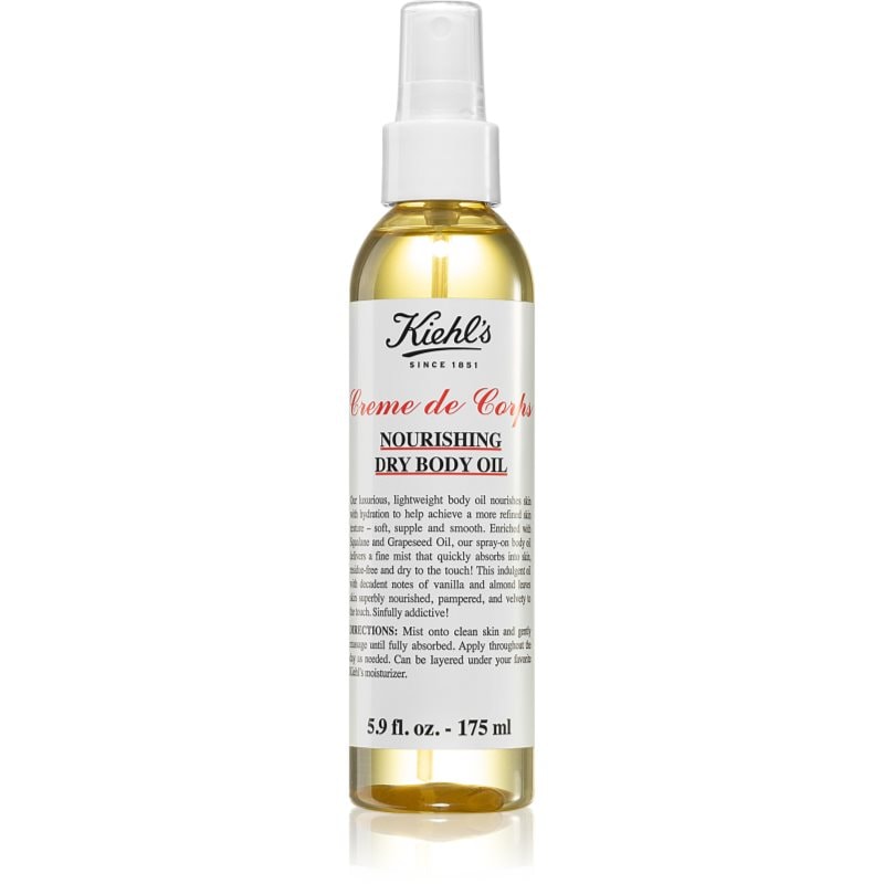 Kiehl's Creme de Corps Nourishing Dry Body Oil подхранващо сухо олио за тяло - Грижа за тяло - Сравни цени от 1 магазин с безплатна доставка