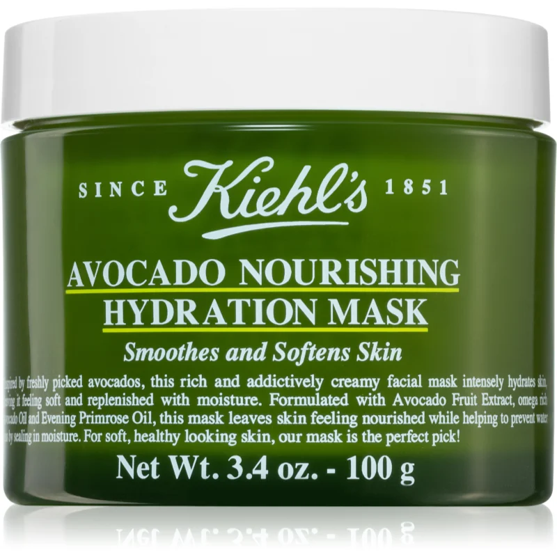 Kiehl's Avocado Nourishing Hydratation Mask подхранваща маска с авокадо - Грижа за лице - Сравни цени от 1 магазин с безплатна доставка