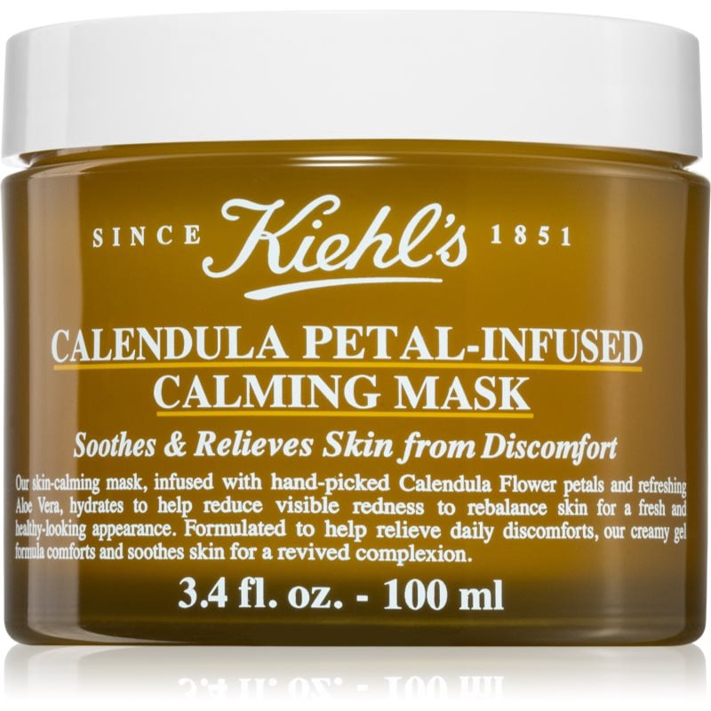 Kiehl's Calendula Petal-Infused Calming Mask хидратираща маска за лице за всички типове кожа на лицето