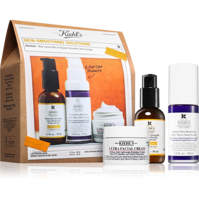 Kiehl's Skin Smoothing Solution подаръчен комплект за жени - Комплект - Сравни цени от 1 магазин с безплатна доставка