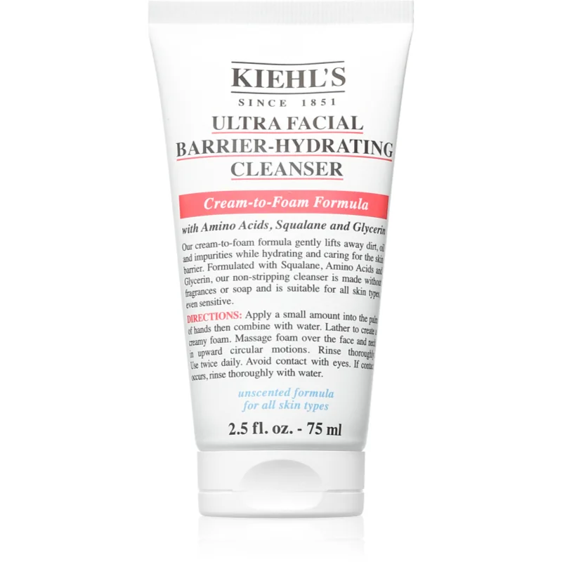Kiehl's Ultra Facial Barrier-Hydrating Cleanser почистващ гел