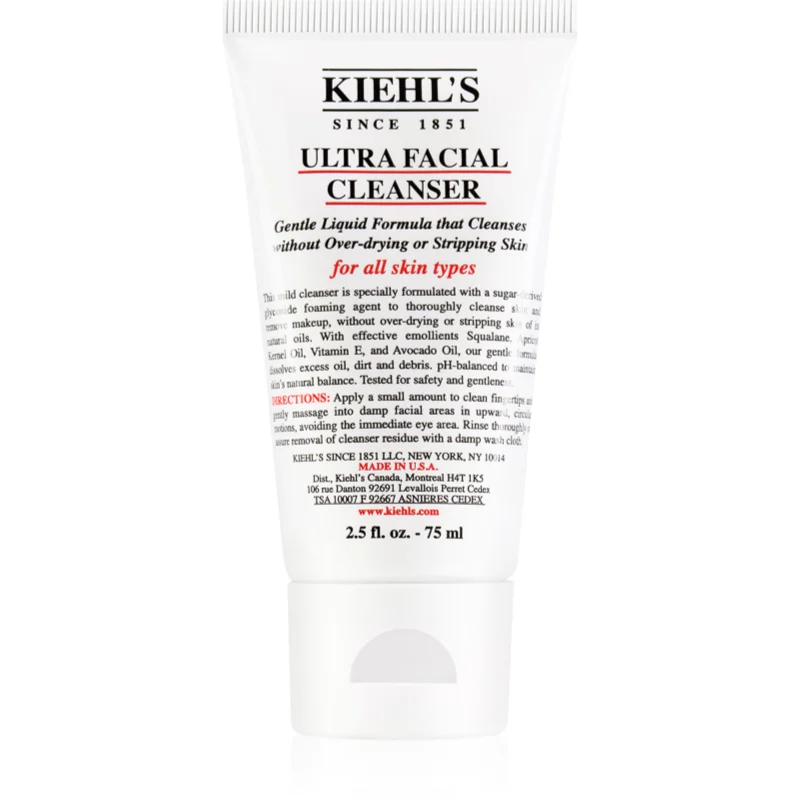 Kiehl's Ultra Facial Cleanser лек почистващ гел за всички типове кожа на лицето - Грижа за лице - Сравни цени от 1 магазин с безплатна доставка