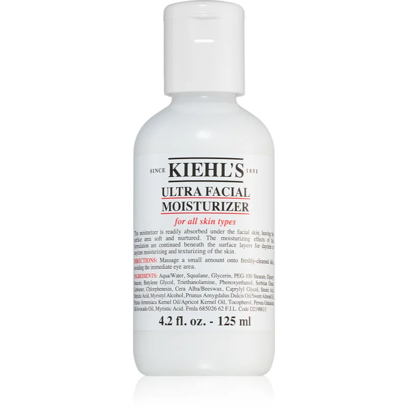Kiehl's Ultra Facial Moisturizer хидратираща грижа за всички типове кожа на лицето - Грижа за лице - Сравни цени от 1 магазин с безплатна доставка