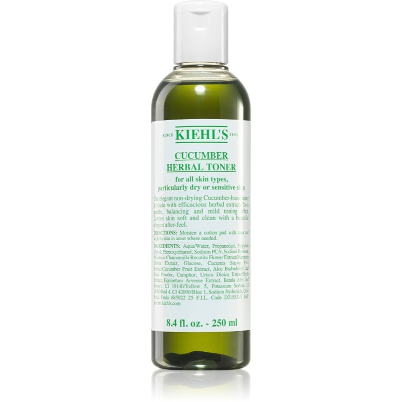 Kiehl's Cucumber Herbal Toner тоник за лице за суха до чувствителна кожа - Грижа за лице - Сравни цени от 1 магазин с безплатна доставка