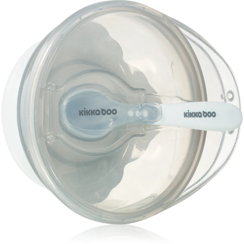 Kikkaboo Suction Bowl with Spoon купичка с лъжичка с капачка 4 m+ Blue - За деца - Сравни цени от 1 магазин с безплатна доставка