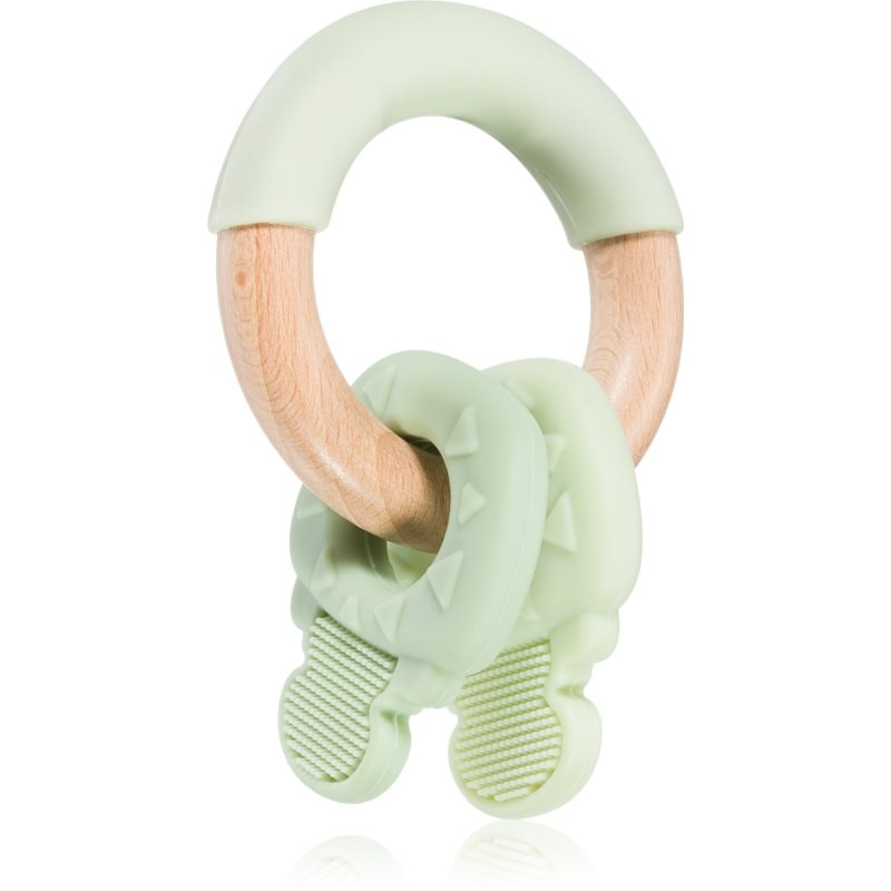 Kikkaboo Silicone and Wood Teether Keys гризалка Mint - За деца - Сравни цени от 1 магазин с безплатна доставка