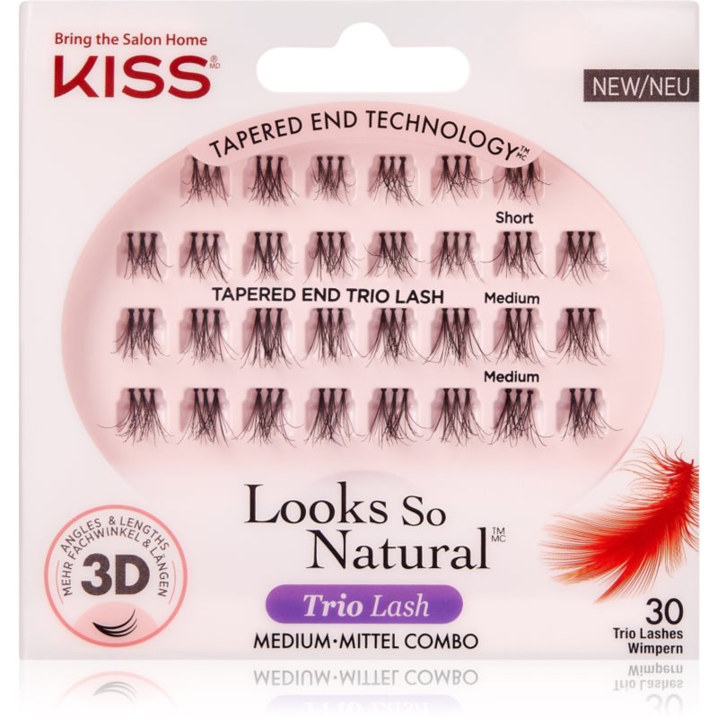 KISS Look So Natural изкуствени мигли в сноп с възел Lavish - Грим - Сравни цени от 1 магазин с безплатна доставка