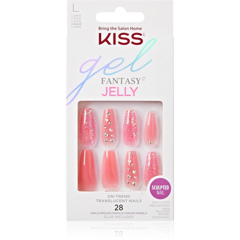 KISS Gel Fantasy Jelly Изкуствени нокти Be Jelly - Грим - Сравни цени от 1 магазин с безплатна доставка