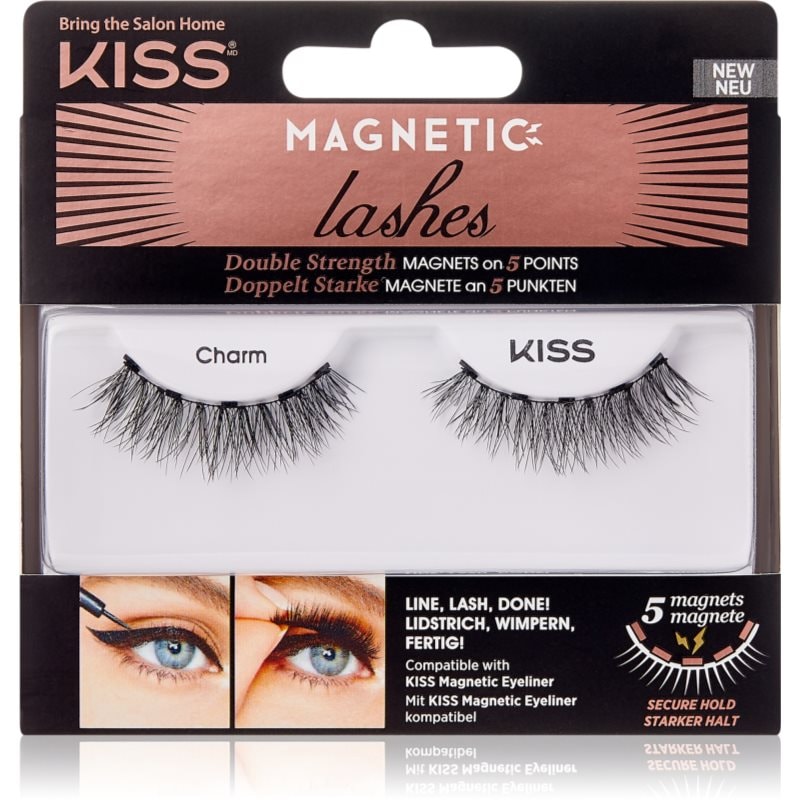 KISS KISS Magnetic Lashes Магнитни мигли 01 Charm - Унисекс парфюм 1мл - Сравни цени от 1 магазин с безплатна доставка