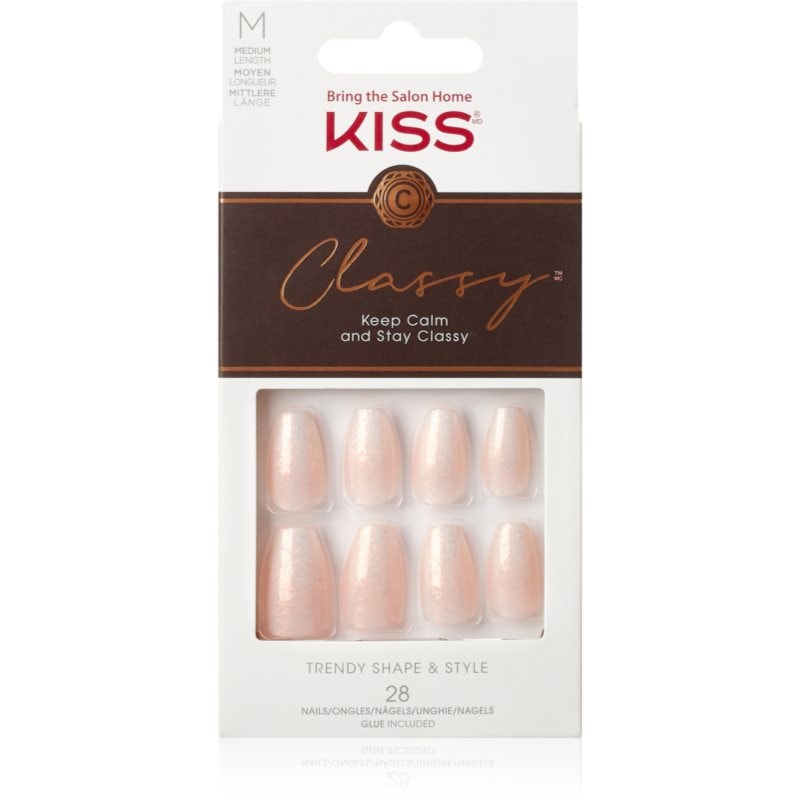 KISS Classy Nails Cozy Meets Cute Изкуствени нокти медиум - Грим - Сравни цени от 1 магазин с безплатна доставка