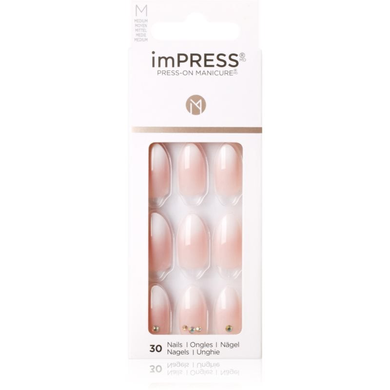 KISS imPRESS Medium Изкуствени нокти самозалепващ се Awestruck