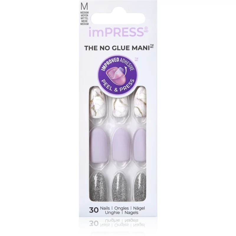 KISS imPRESS The No Glue Mani Medium Изкуствени нокти самозалепващ се Climb Up - Грим - Сравни цени от 1 магазин с безплатна доставка