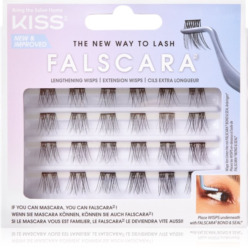 KISS Falscara Wisp изкуствени мигли в сноп с възел Lengthening Wisps