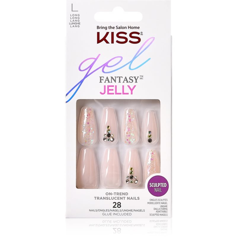 KISS Gel Fantasy Jelly Изкуствени нокти Jelly Juice - Грим - Сравни цени от 1 магазин с безплатна доставка