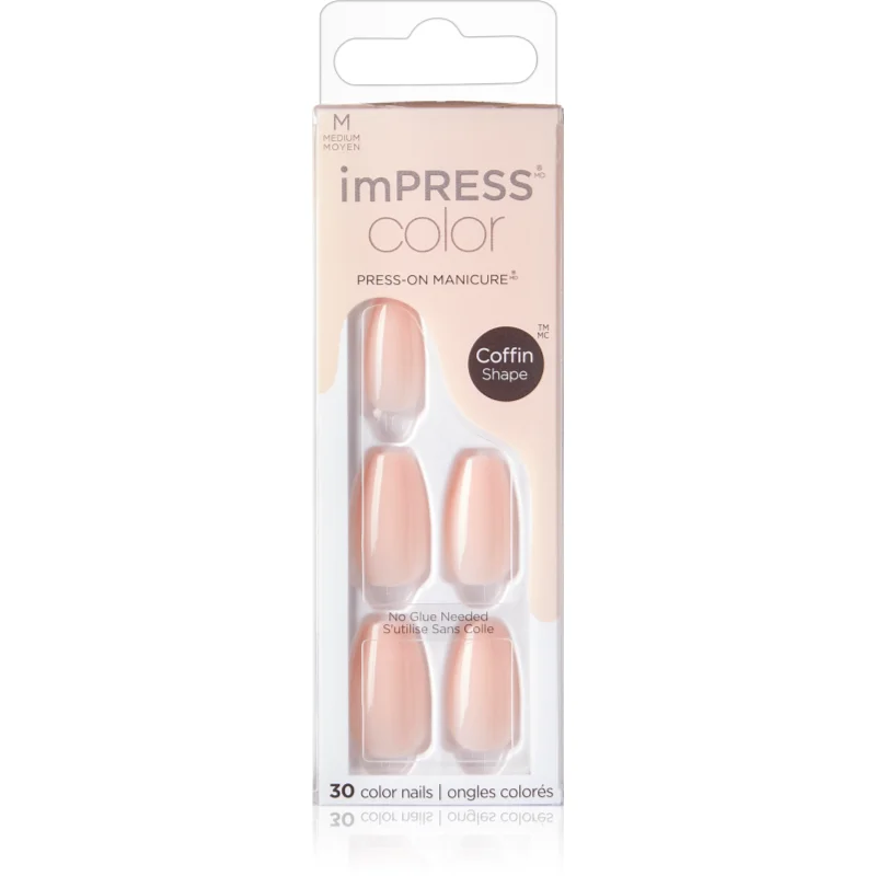 KISS imPRESS Color Medium Изкуствени нокти Bubble Kiss - Грим - Сравни цени от 1 магазин с безплатна доставка