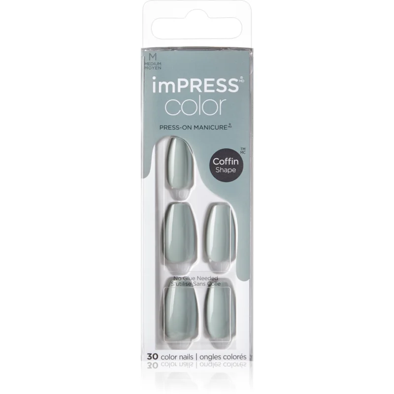 KISS imPRESS Color Medium Изкуствени нокти Going Green - Грим - Сравни цени от 1 магазин с безплатна доставка