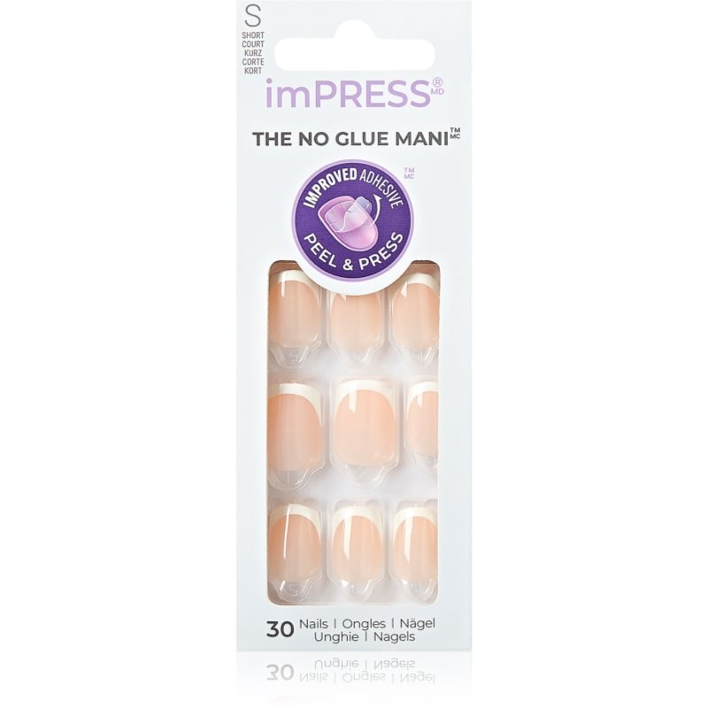 KISS imPRESS The No Glue Mani Изкуствени нокти самозалепващ се Model - Грим - Сравни цени от 1 магазин с безплатна доставка