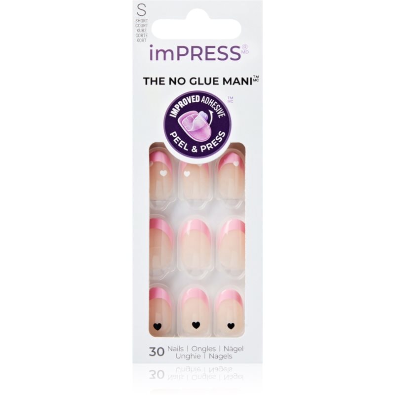 KISS imPRESS The No Glue Mani Изкуствени нокти самозалепващ се Ditto - Грим - Сравни цени от 1 магазин с безплатна доставка