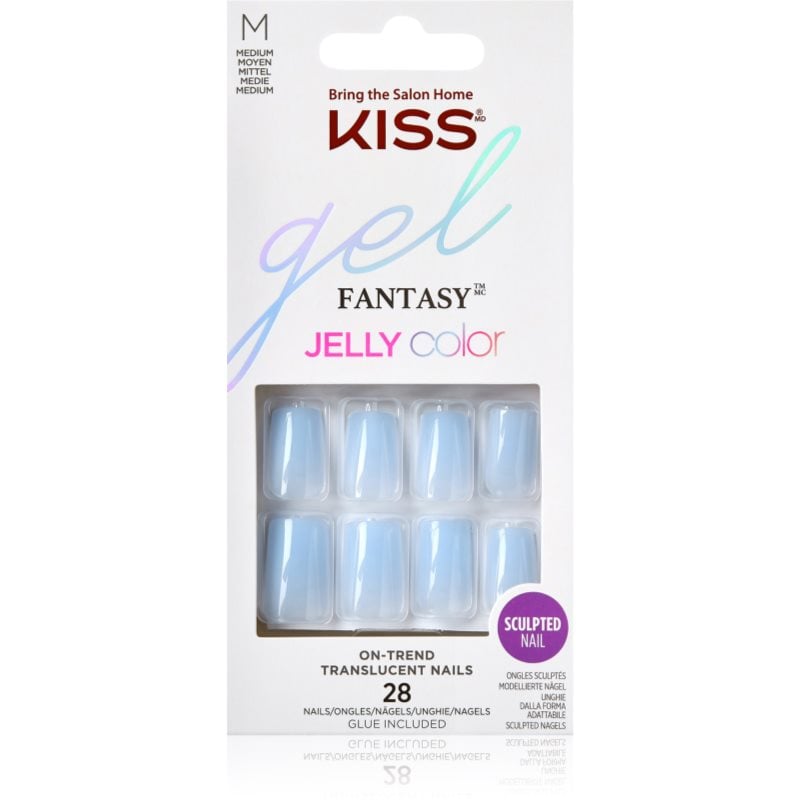 KISS Gel Fantasy Jelly Color Изкуствени нокти Jelly Crushin