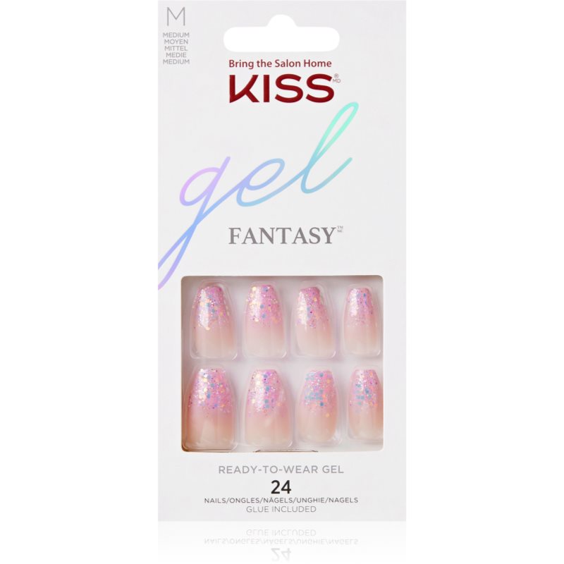 KISS Gel Fantasy Ready to Wear Gel Изкуствени нокти Winter Sparks - Грим - Сравни цени от 1 магазин с безплатна доставка