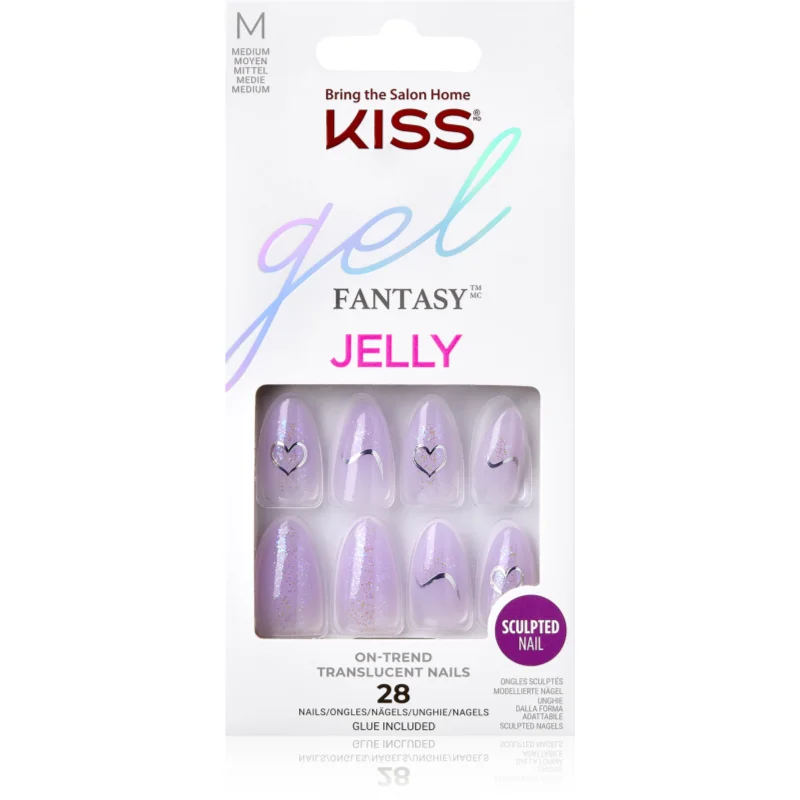 KISS Gel Fantasy Jelly Color Изкуствени нокти One Day Jelly - Грим - Сравни цени от 1 магазин с безплатна доставка