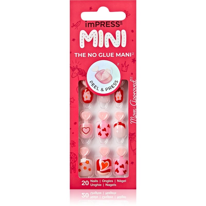 KISS imPRESS Mini Изкуствени нокти самозалепващ се - Грим - Сравни цени от 1 магазин с безплатна доставка