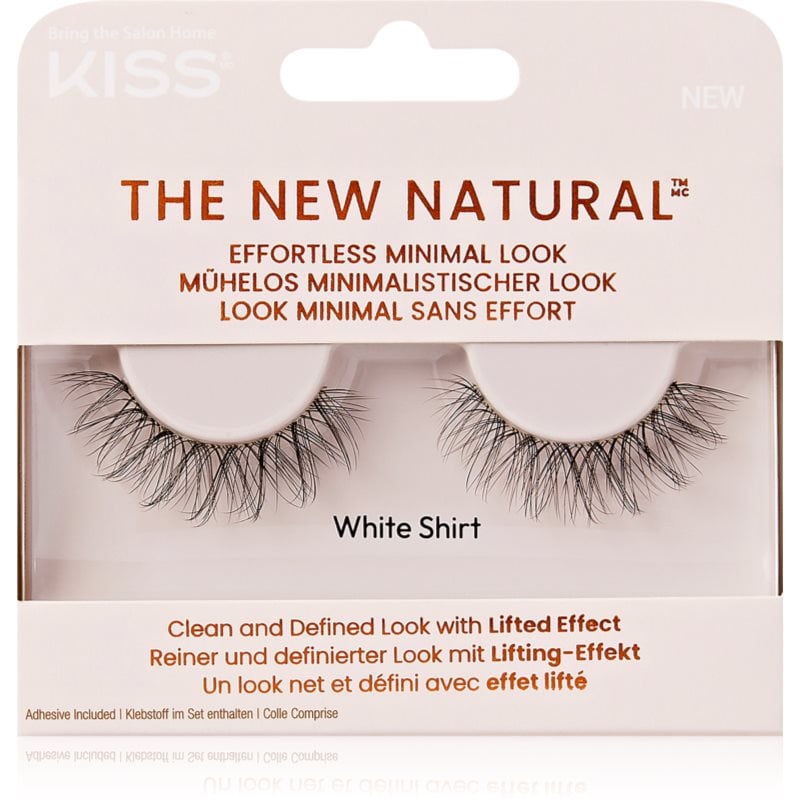 KISS The New Natural Effortless Minimal Look изкуствени мигли White Shirt 2 бр.