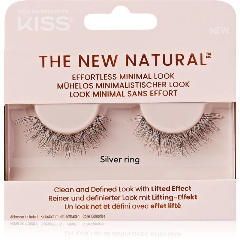 KISS The New Natural Effortless Minimal Look изкуствени мигли Silver Ring