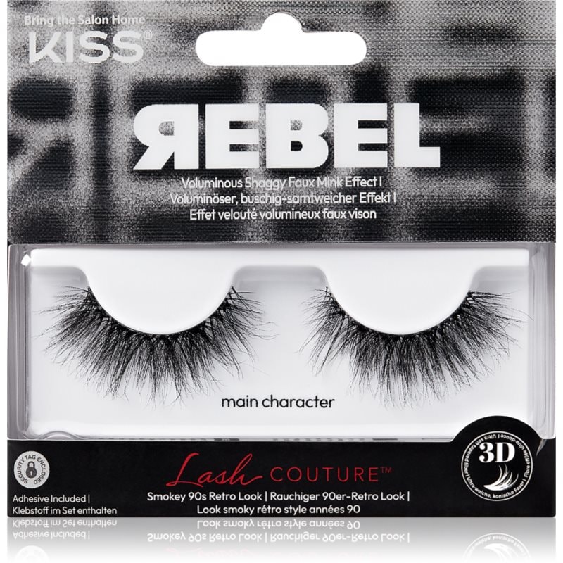 KISS Rebel изкуствени мигли Main Character - Грим - Сравни цени от 1 магазин с безплатна доставка