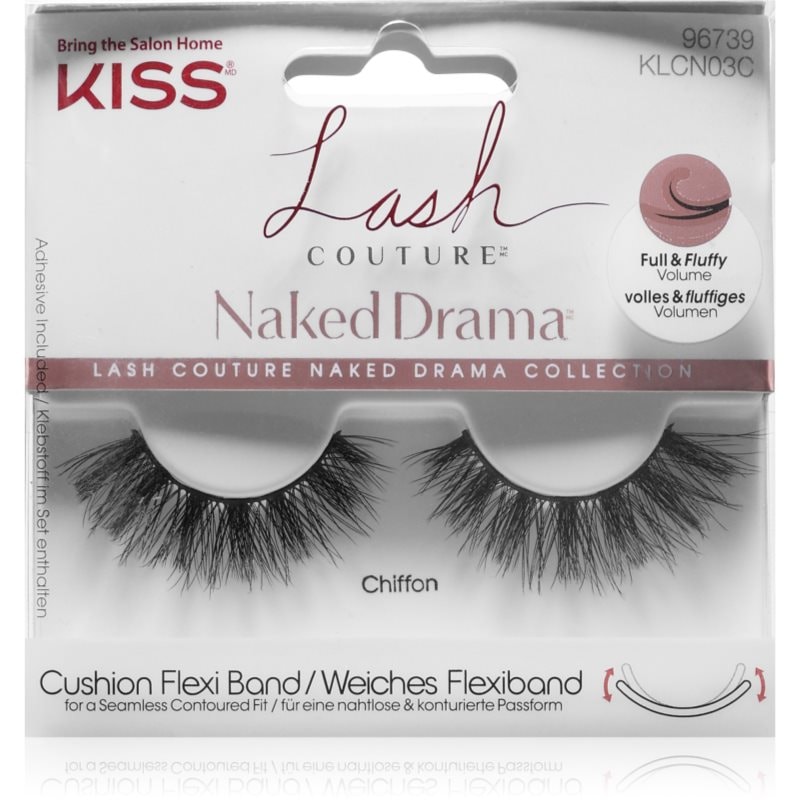 KISS KISS Lash Couture Naked Drama изкуствени мигли Chiffon 96739 - Унисекс парфюм 2мл - Сравни цени от 1 магазин с безплатна доставка