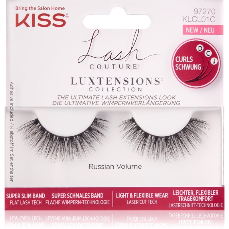 KISS Lash Couture LuXtensions изкуствени мигли Russian Volume
