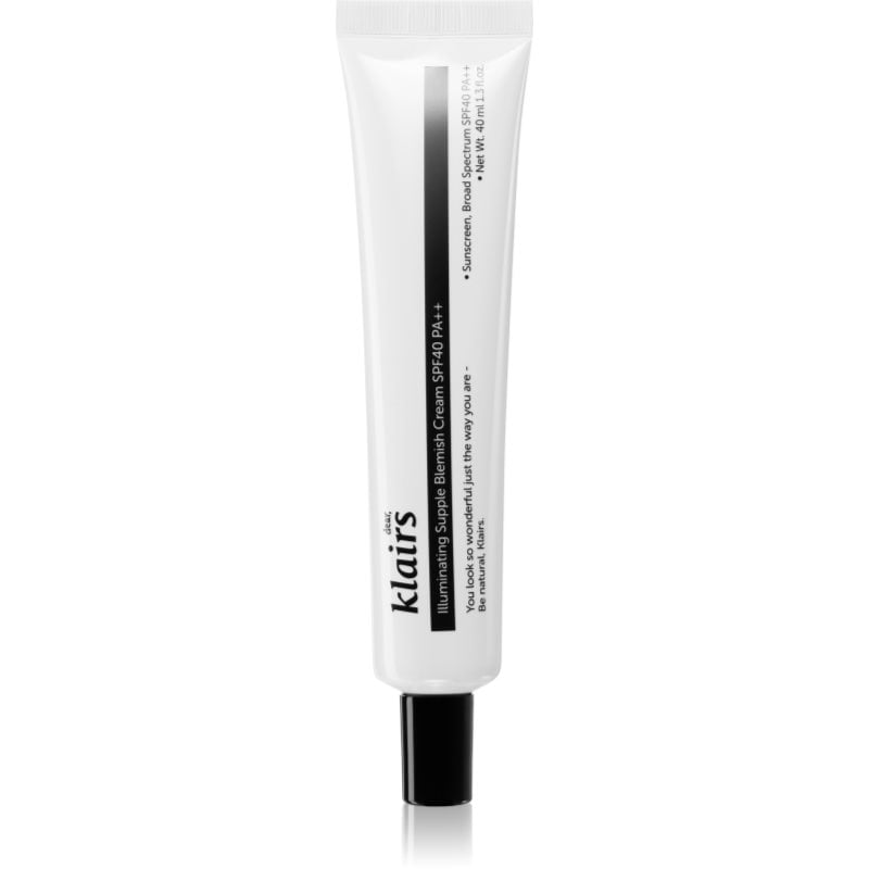 Klairs Illuminating Supple Blemish Cream хидратиращ ВВ крем против несъвършенства на кожата SPF 40