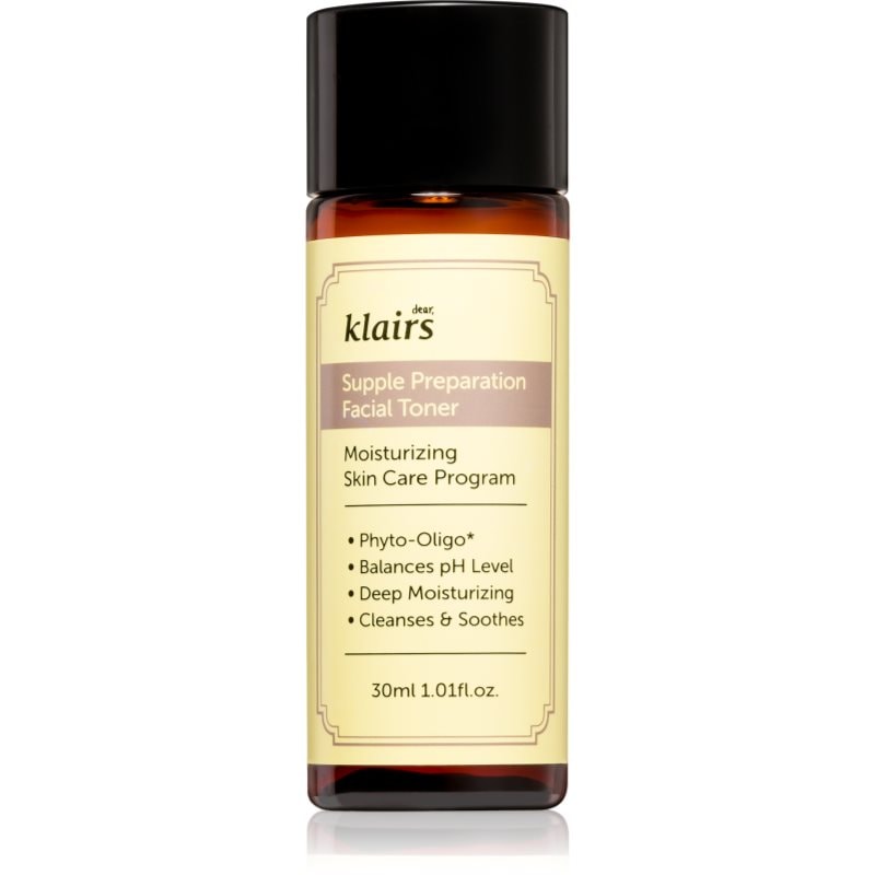 Klairs Klairs Supple Preparation Facial Toner хидратиращ тоник, изравняващ pH на кожата - Унисекс парфюм 30мл - Сравни цени от 1 магазин с безплатна доставка