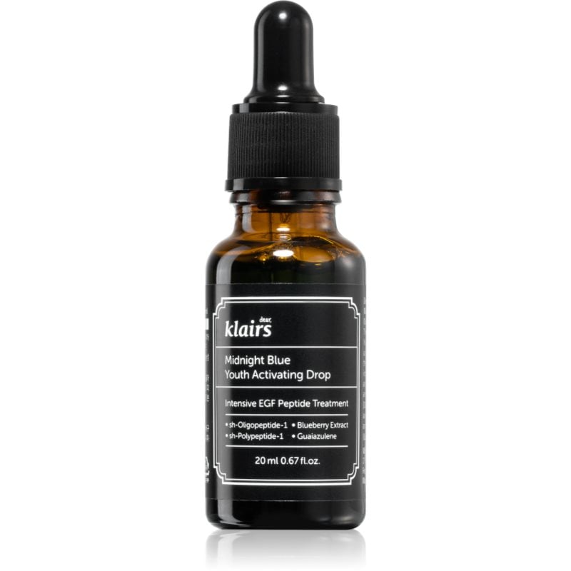 Klairs Midnight Blue Youth Activating Drop активиращ серум за подмладяване на кожата на лицето
