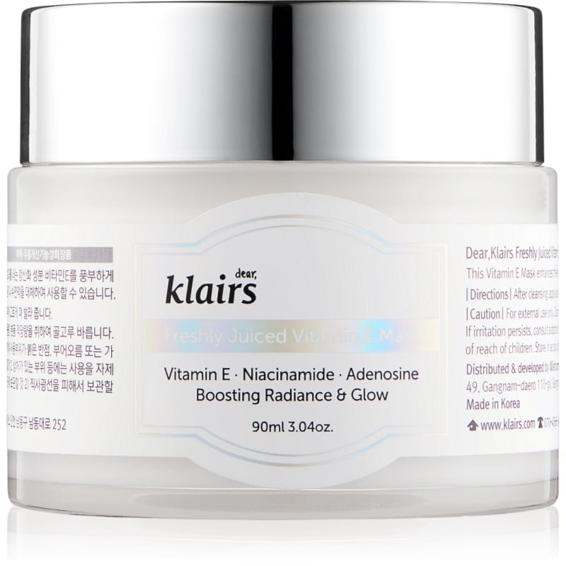 Klairs Freshly Juiced Vitamin E Mask хидратираща маска за лице с витамин Е