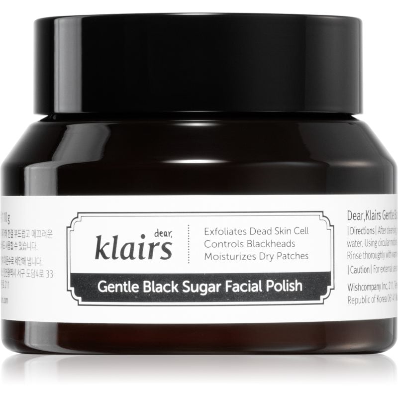 Klairs Gentle Black Sugar Facial Polish хидратиращ пилинг за лице