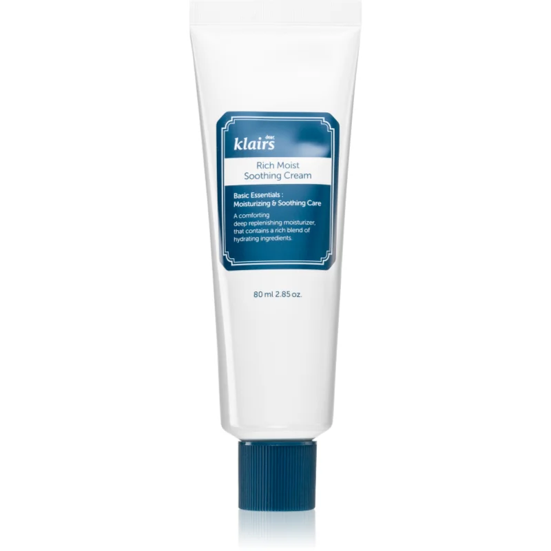 Klairs Rich Moist Soothing Cream интензивен хидратиращ и омекотяващ крем - Грижа за лице - Сравни цени от 1 магазин с безплатна доставка