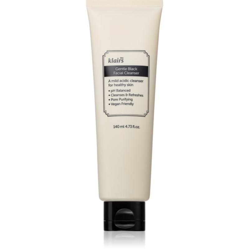 Klairs Gentle Black Facial Cleanser лек почистващ гел за чувствителна кожа на лицето - Грижа за лице - Сравни цени от 1 магазин с безплатна доставка