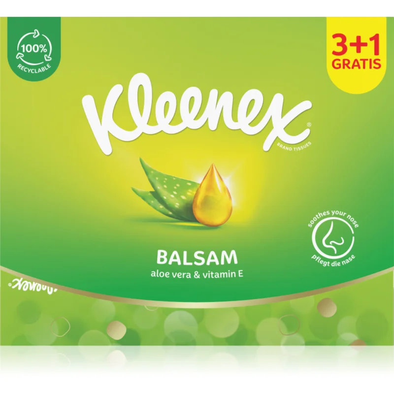 Kleenex Balsam Box хартиени кърпички 4x64 бр.